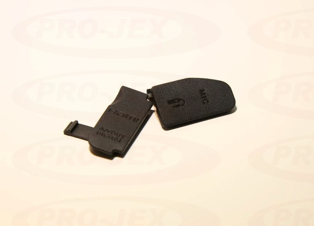 Klapka osłona guma Canon EOS 70D USB / AV OUT / HDMI / MIC Rubber Cover 