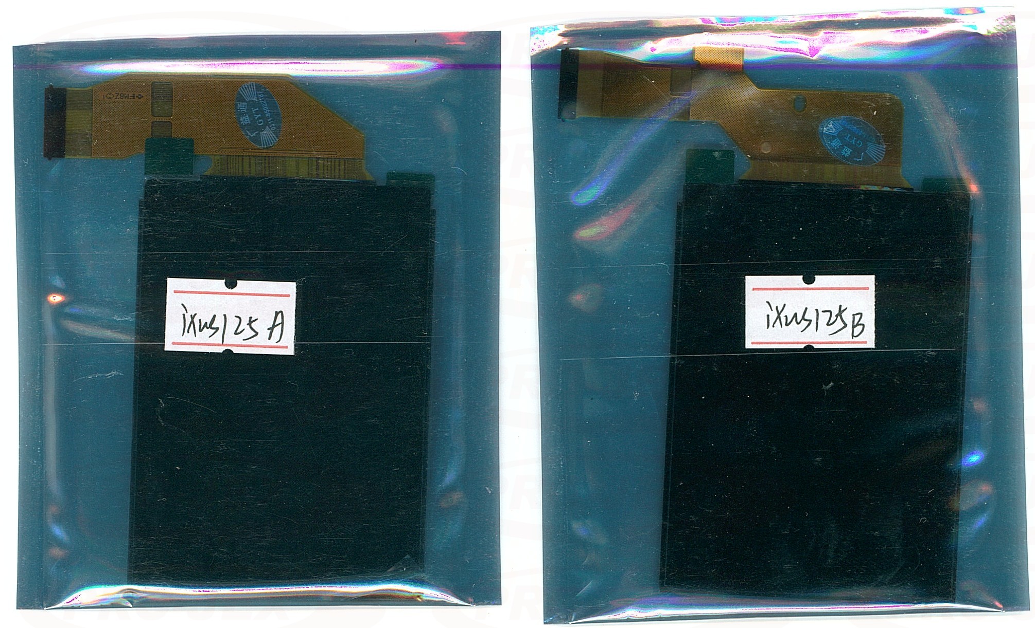 LCD Canon IXUS125 (TYP A,B)